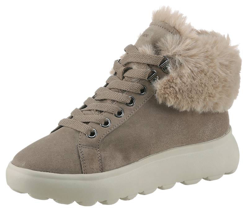 Geox Winterboots »D SPHERICA«, High Top Sneaker, Schnürboots, Winterboots mit Plateausohle von Geox