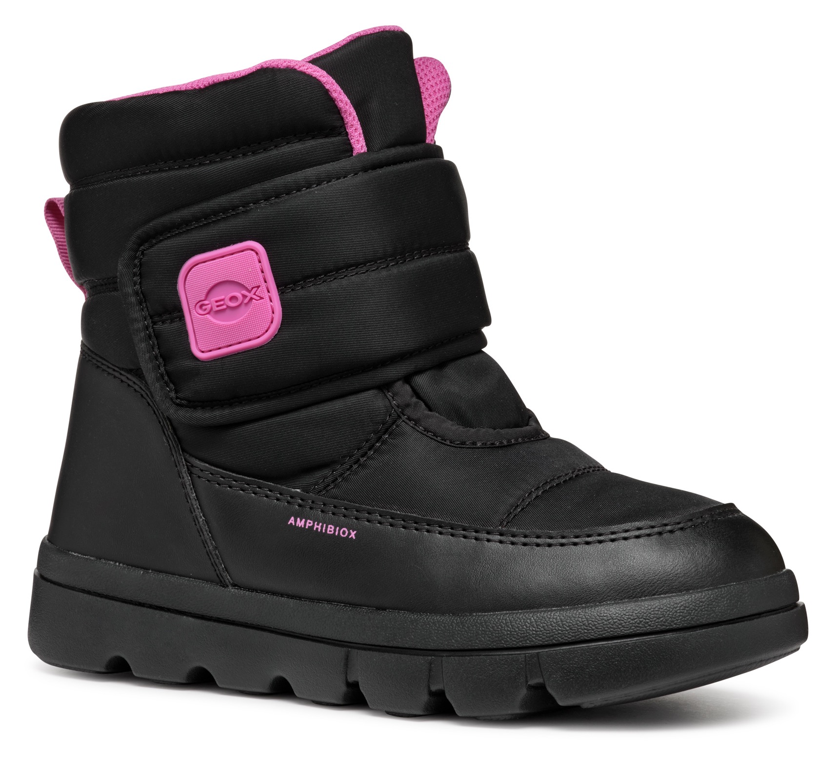 Geox Winterboots »J WILLABOOM GIRL B A«, Klettstiefel, Babystiefel Snowboots mit Plateausohle von Geox