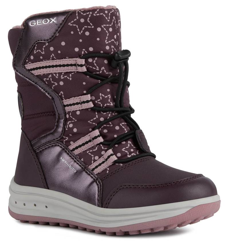 Geox Winterstiefel, Snowboots, Klettstiefel mit hübschem Sternchenmuster von Geox