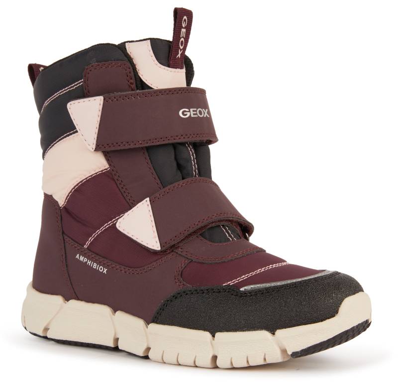 Geox Winterstiefel »J FLEXYPER GIRL B ABX«, Snowboots, Klettstiefel mit wasserabweisender TEX-Ausstattung von Geox