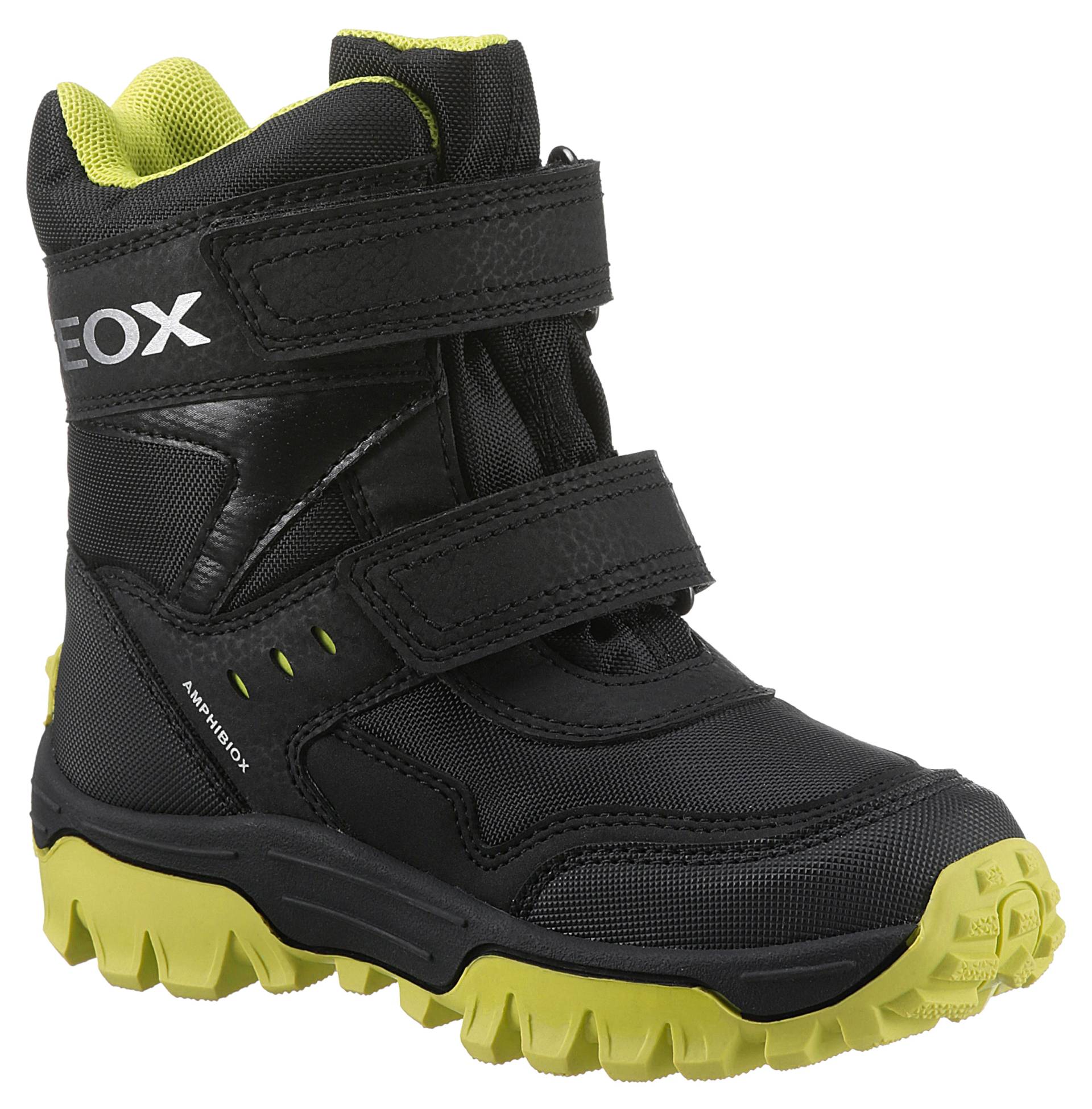 Geox Winterstiefel »J HIMALAYA BOY B ABX«, Klettstiefel, Kindergarten Schuh mit praktischem Wechselfussbett von Geox