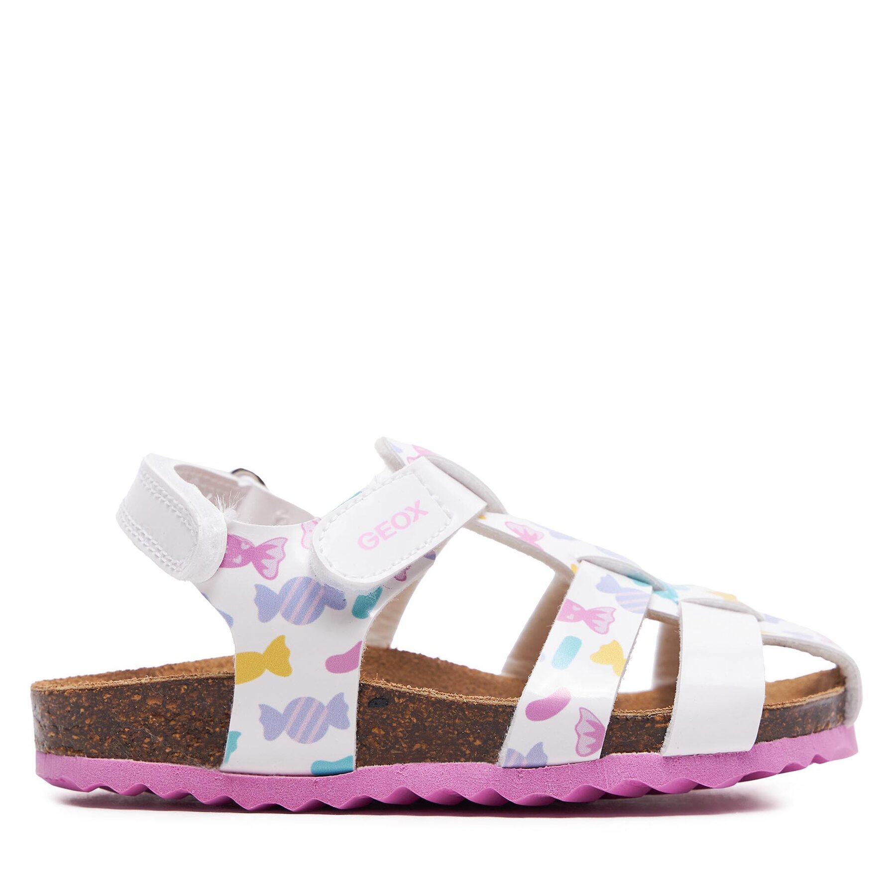 Sandalen Geox B Sandal Chalki Girl B452RA 000HH C0653 S Weiß von Geox