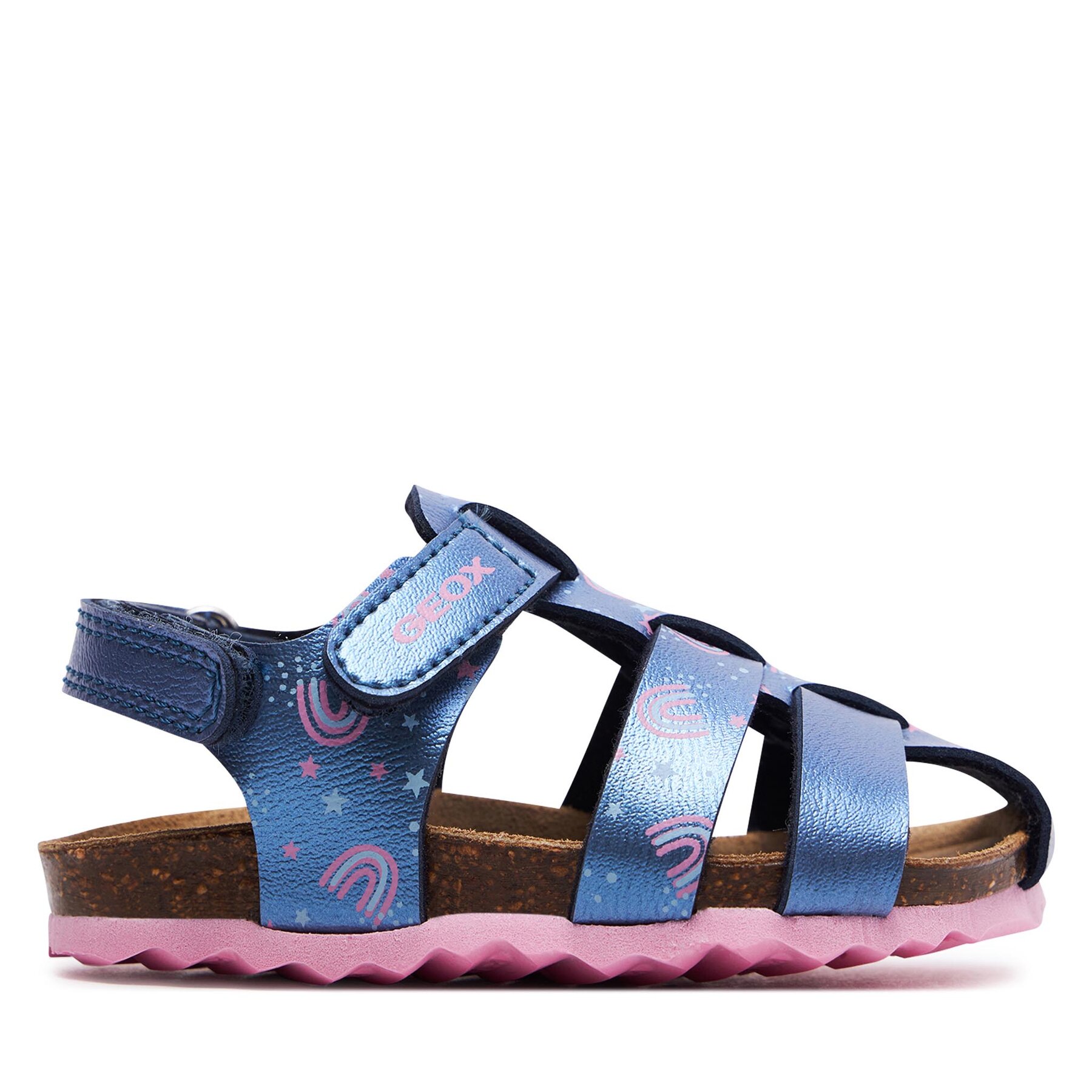 Sandalen Geox B Sandal Chalki Girl B452RA 000NF CF48T M Dunkelblau von Geox