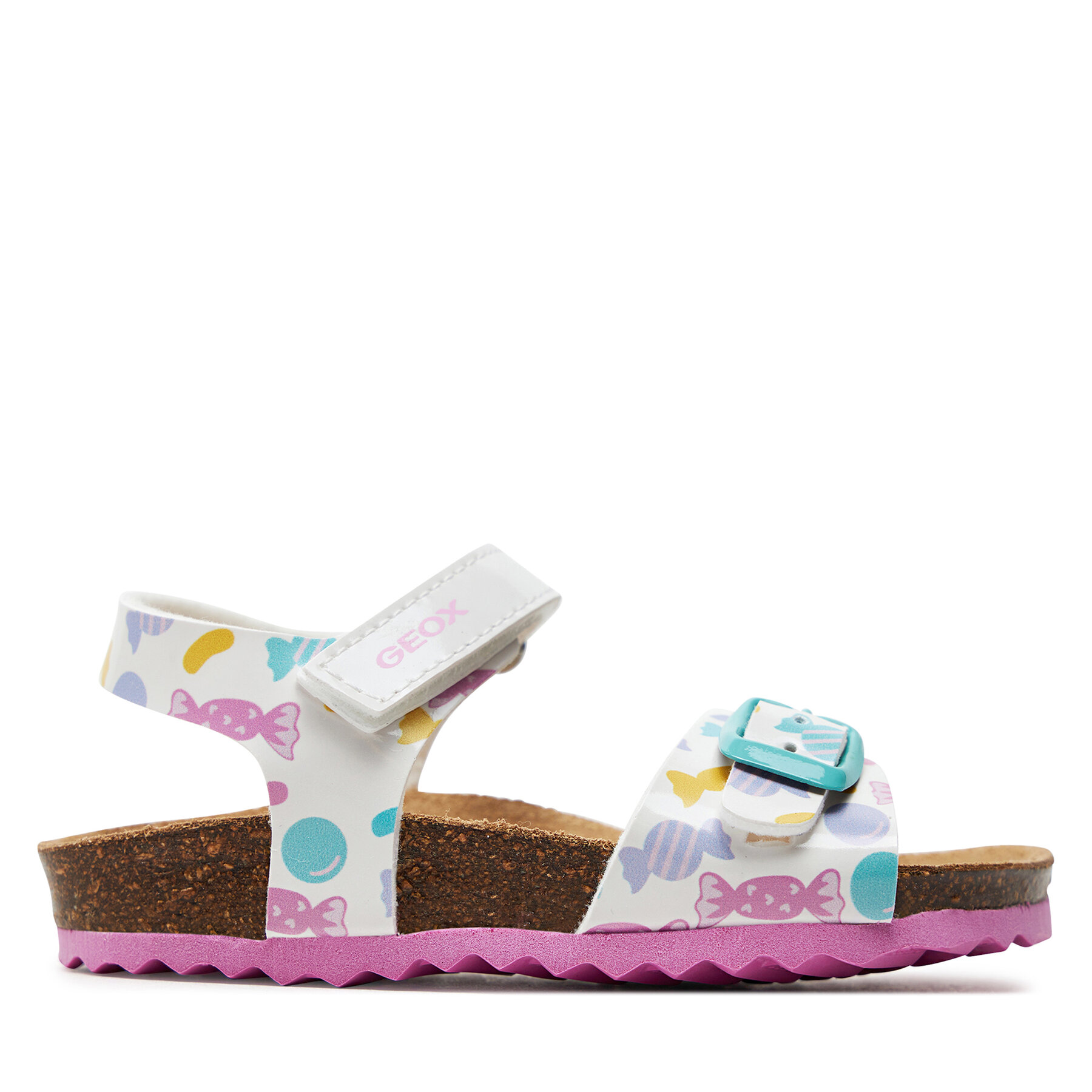 Sandalen Geox B Sandal Chalki Girl B922RA 000HH C0653 S Weiß von Geox