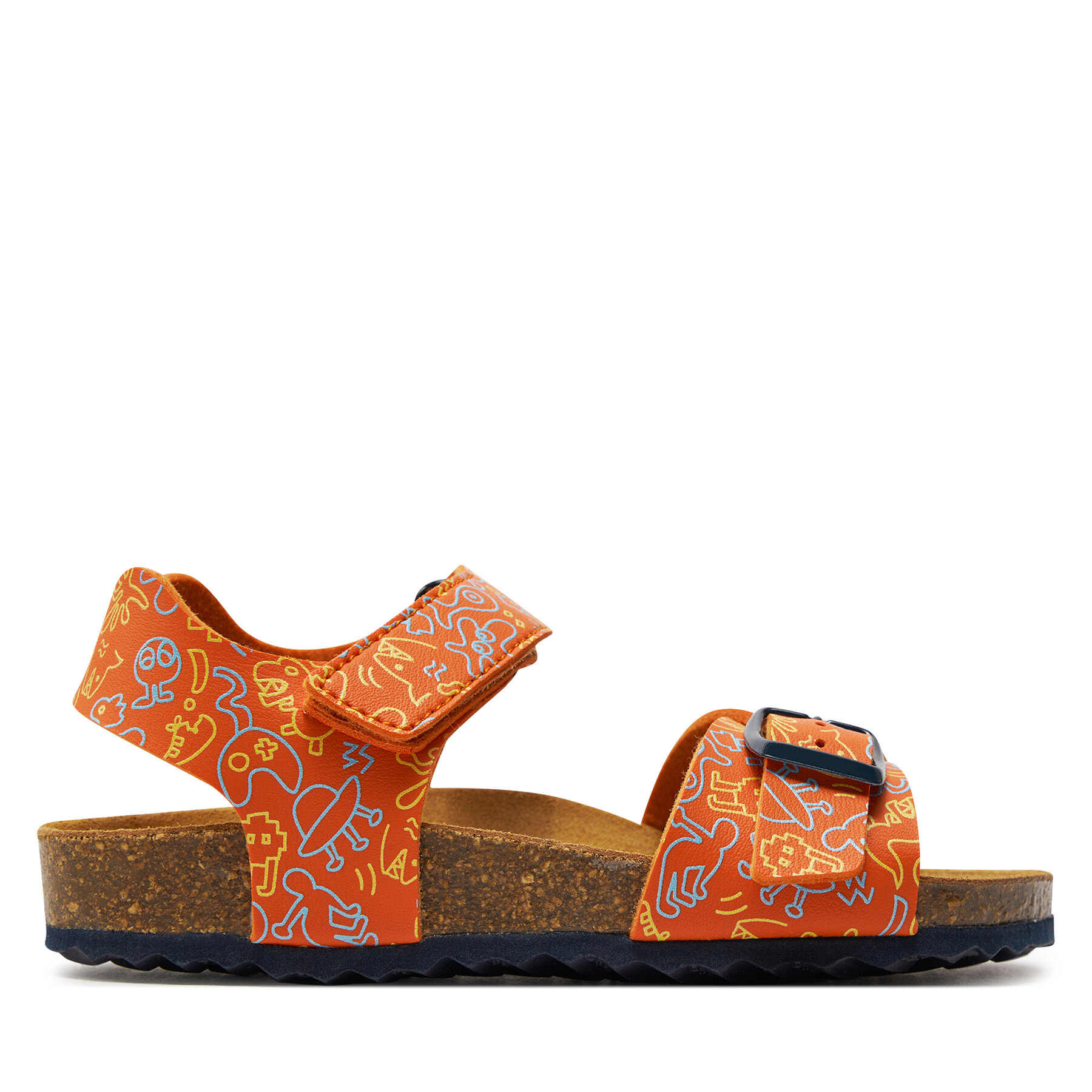 Sandalen Geox J Ghita Boy J028LB 0006A C0918 S Orange von Geox