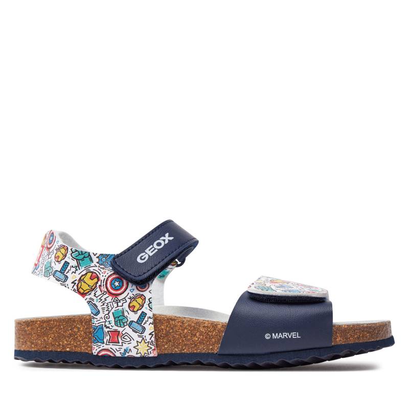 Sandalen Geox J Ghita Boy J458LE 00004 C4243 D Dunkelblau von Geox
