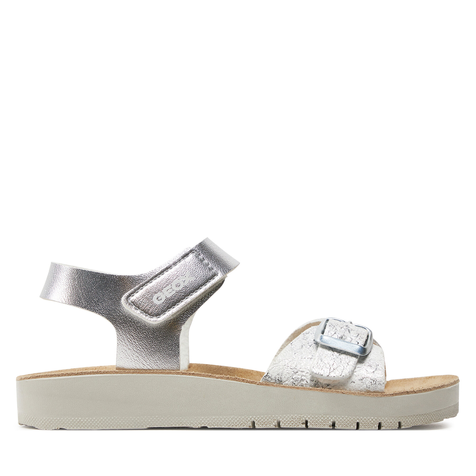Sandalen Geox J Sandal Costarei Gi J15EAB 0BNBL C0434 S Silberfarben Sandalen Geox J Sandal Costarei Gi J15EAB 0BNBL C0434 S Silberfarben von Geox