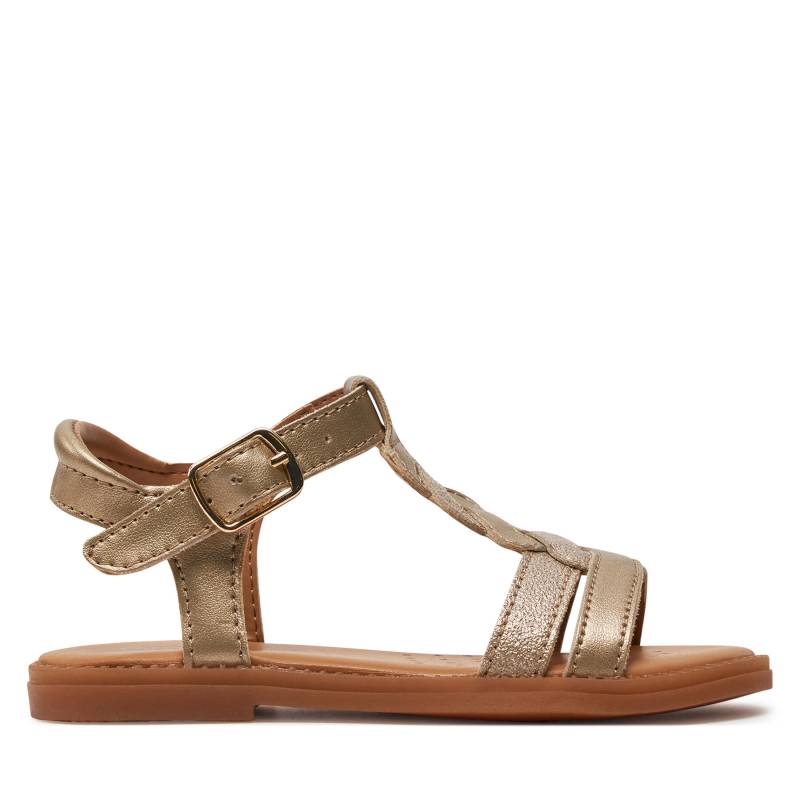 Sandalen Geox J Sandal Karly Girl J4535H 0NFQD C2010 M Goldfarben von Geox