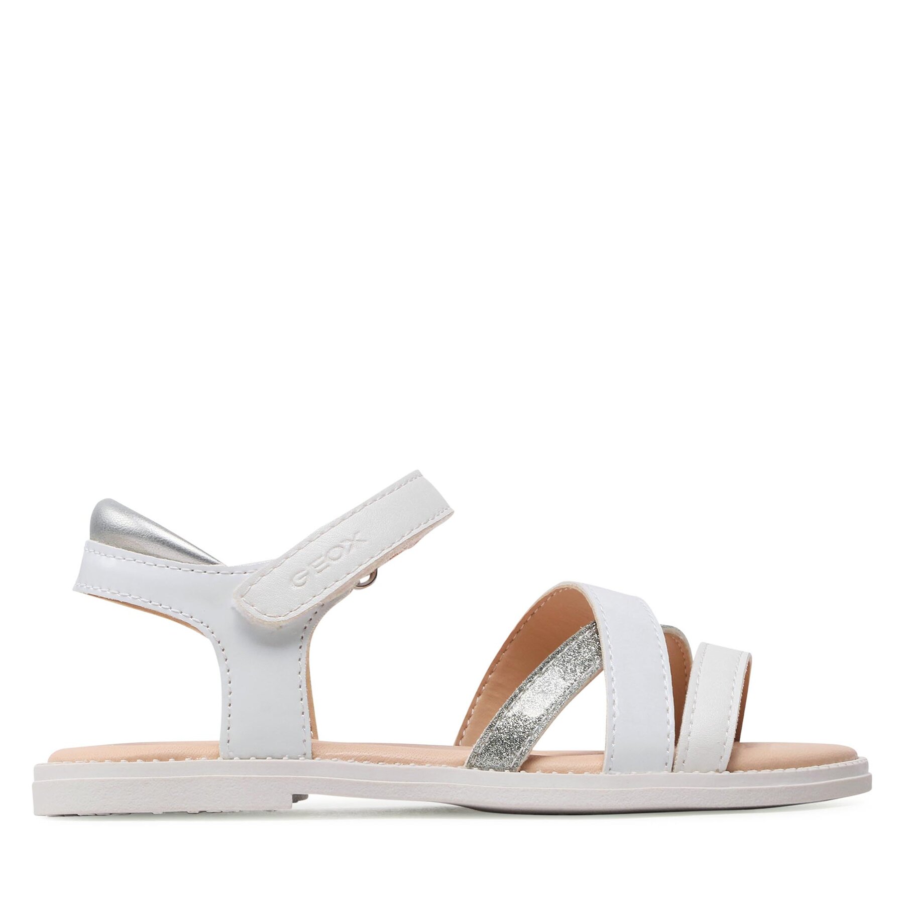 Sandalen Geox J Sandal Karly Girl J5235D00254C1000 S Weiß Sandalen Geox J Sandal Karly Girl J5235D00254C1000 S Weiß von Geox