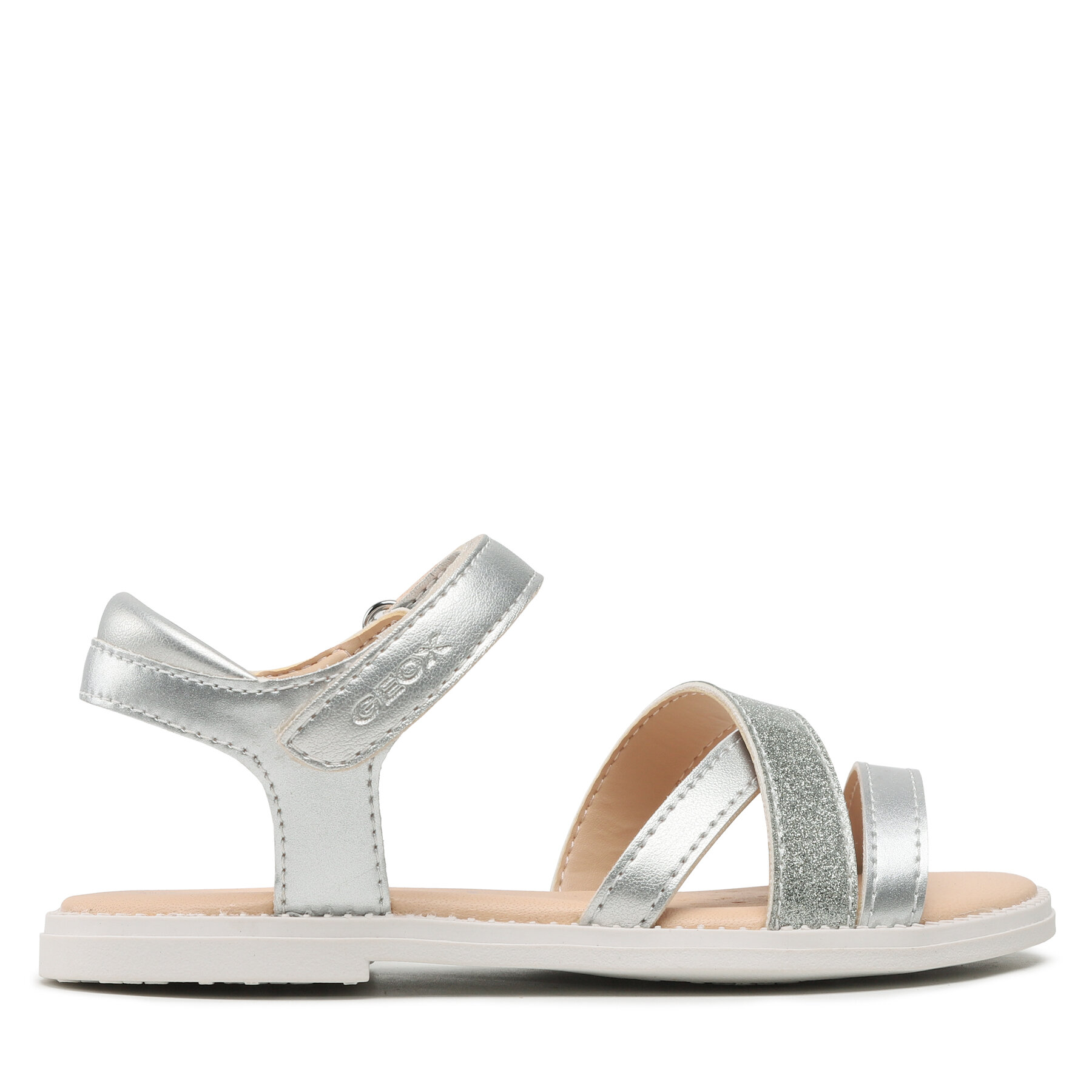 Sandalen Geox J Sandal Karly Girl J5235D0HINFC1007 M Silberfarben Sandalen Geox J Sandal Karly Girl J5235D0HINFC1007 M Silberfarben von Geox