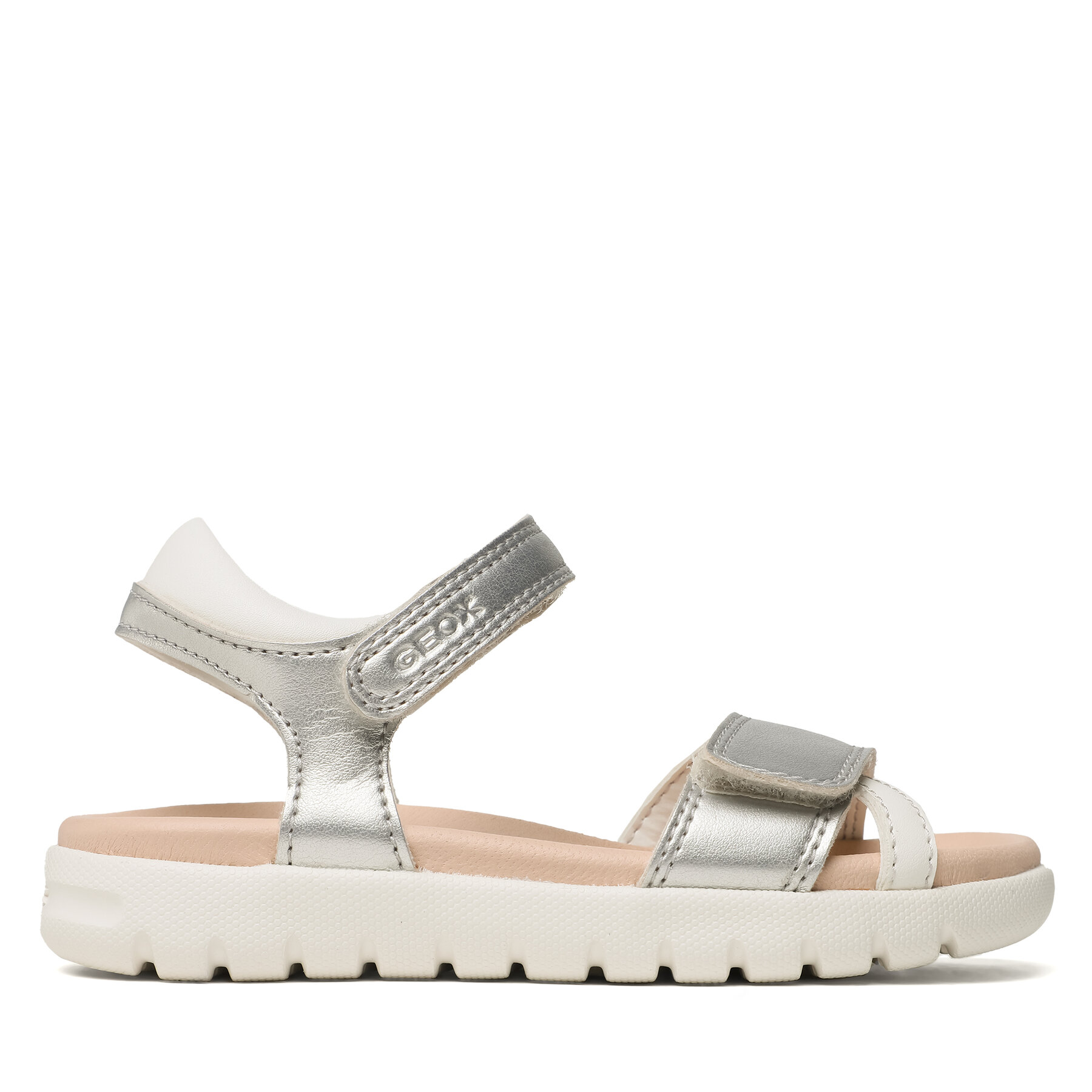 Sandalen Geox J Sandal Soleima Gir J35GSA0NFBCC0434 M Silberfarben Sandalen Geox J Sandal Soleima Gir J35GSA0NFBCC0434 M Silberfarben von Geox