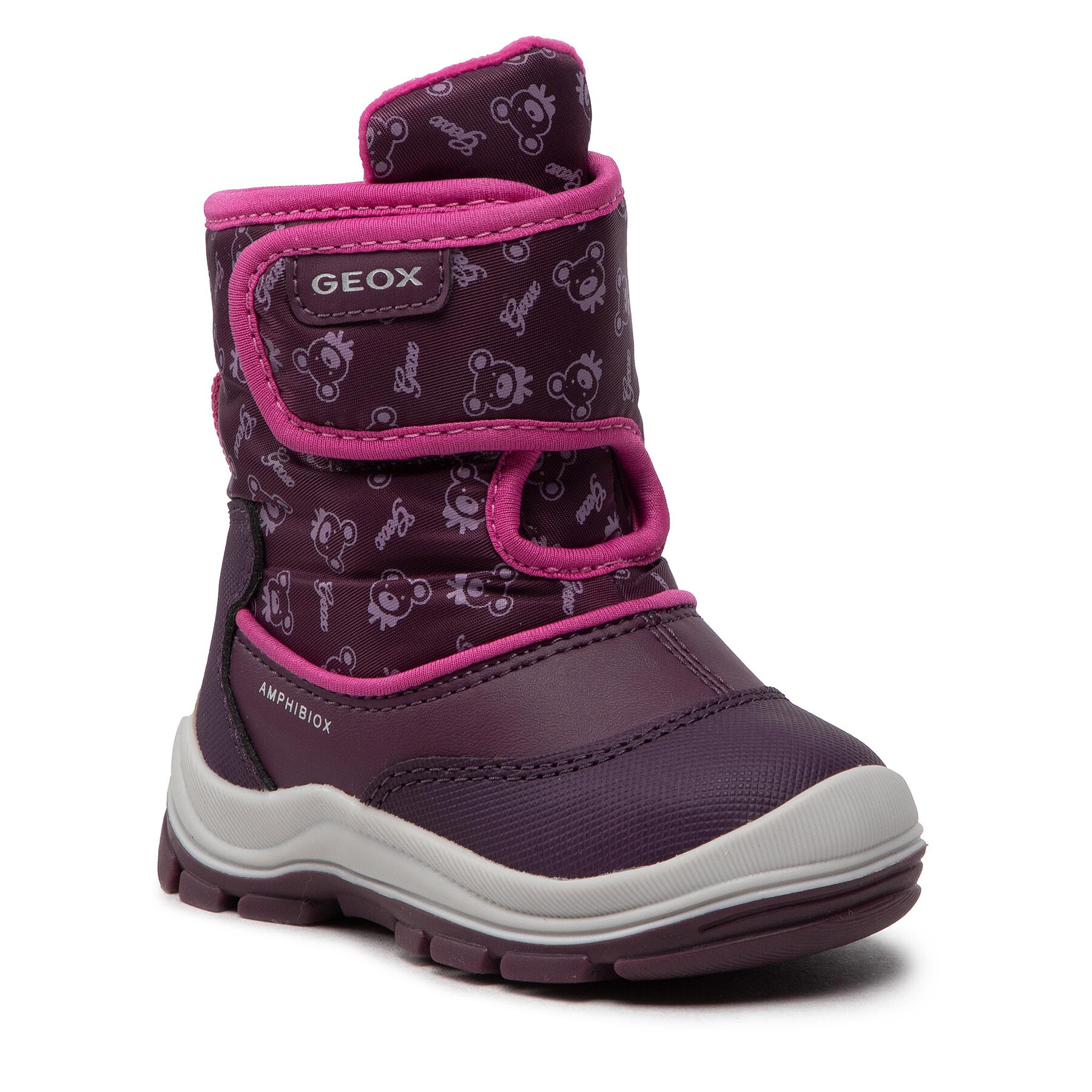 Schneeschuhe Geox B Flanfil G.B Abx G B263WG 050MN CF88D M Violett von Geox