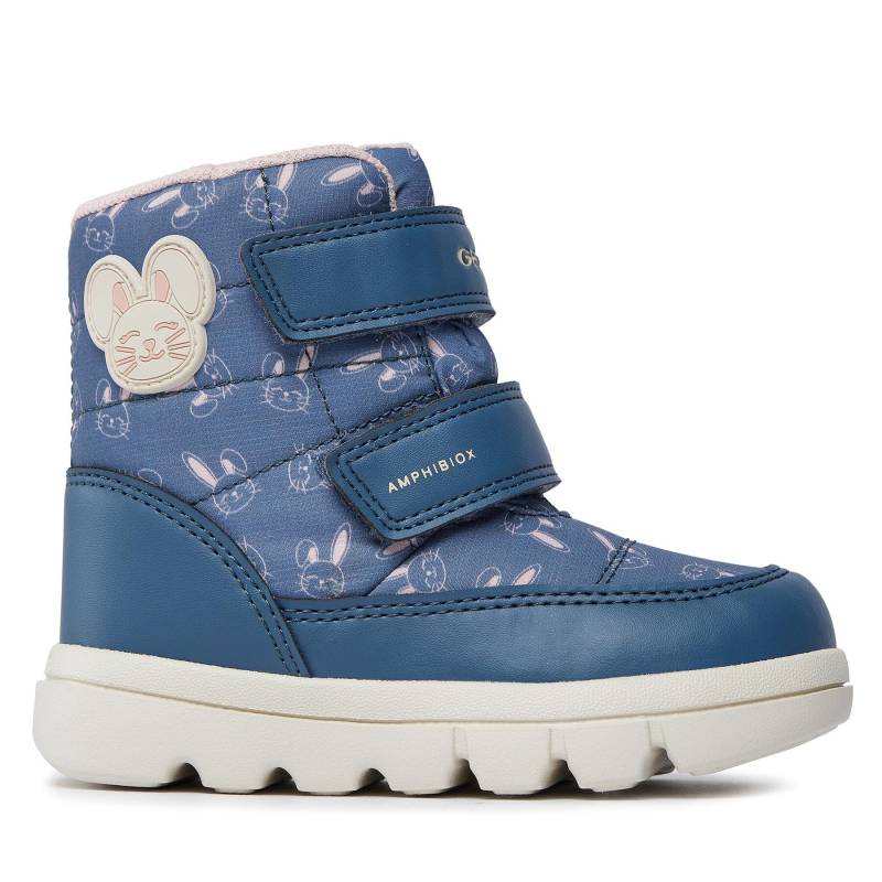 Schneeschuhe Geox B Willaboom Girl B A B365AC 000MN C4005 S Blau von Geox