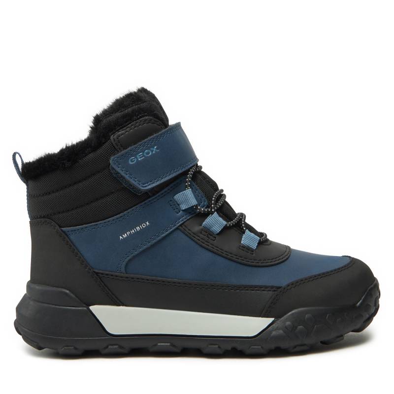 Schneeschuhe Geox J Trekkyup Boy B Abx J46MBE 0MEFU C4J9B D Blau von Geox