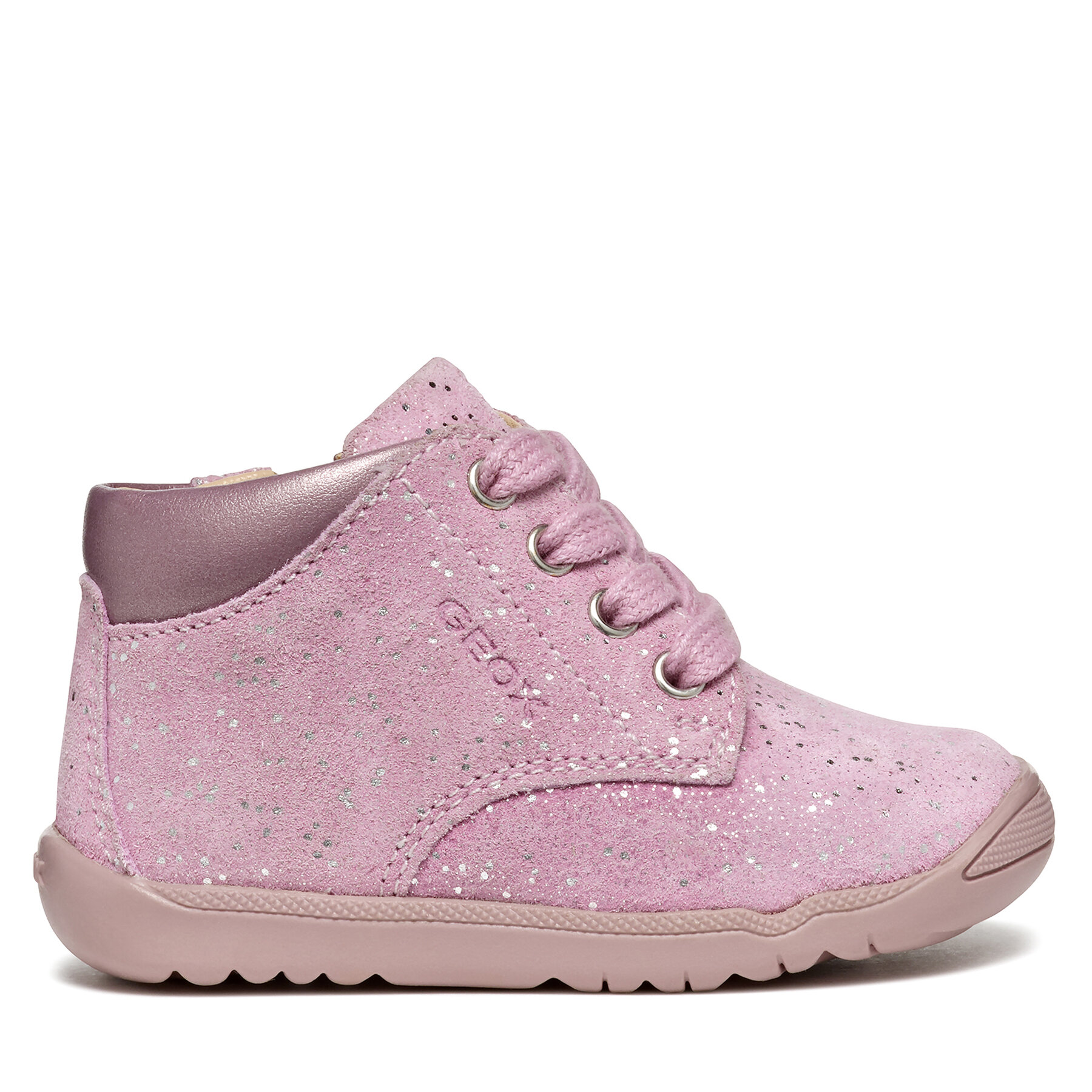 Schnürschuhe Geox B Macchia Girl B464PA 077AJ C8011 Rosa von Geox