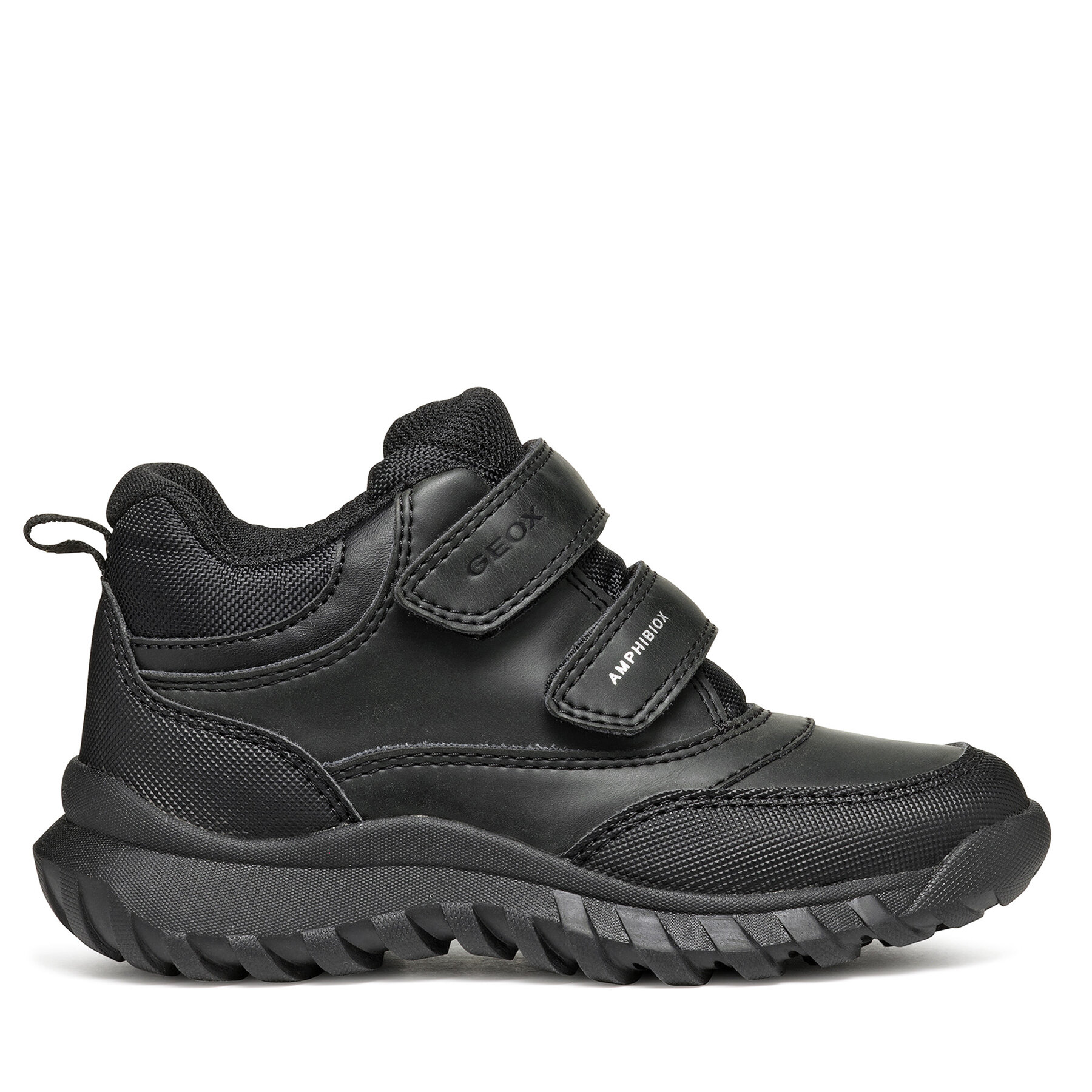 Schnürschuhe Geox J Simbyos Boy B Abx J46L0B 0MEFU C9999 S Schwarz von Geox