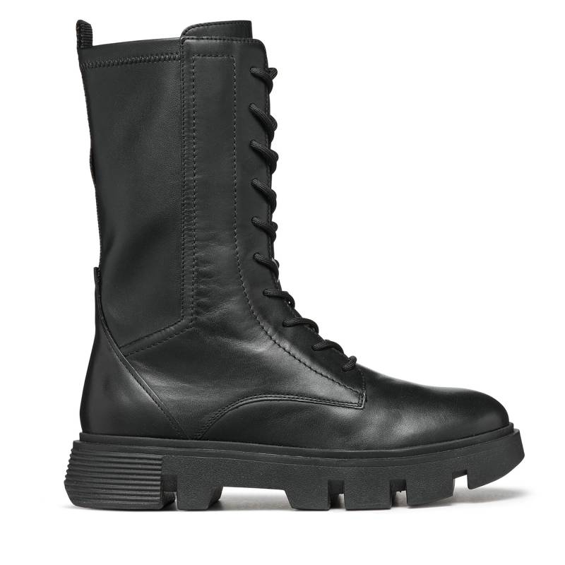 Schnürstiefeletten Geox D Vilde D26UAH 043KB C9997 Schwarz von Geox