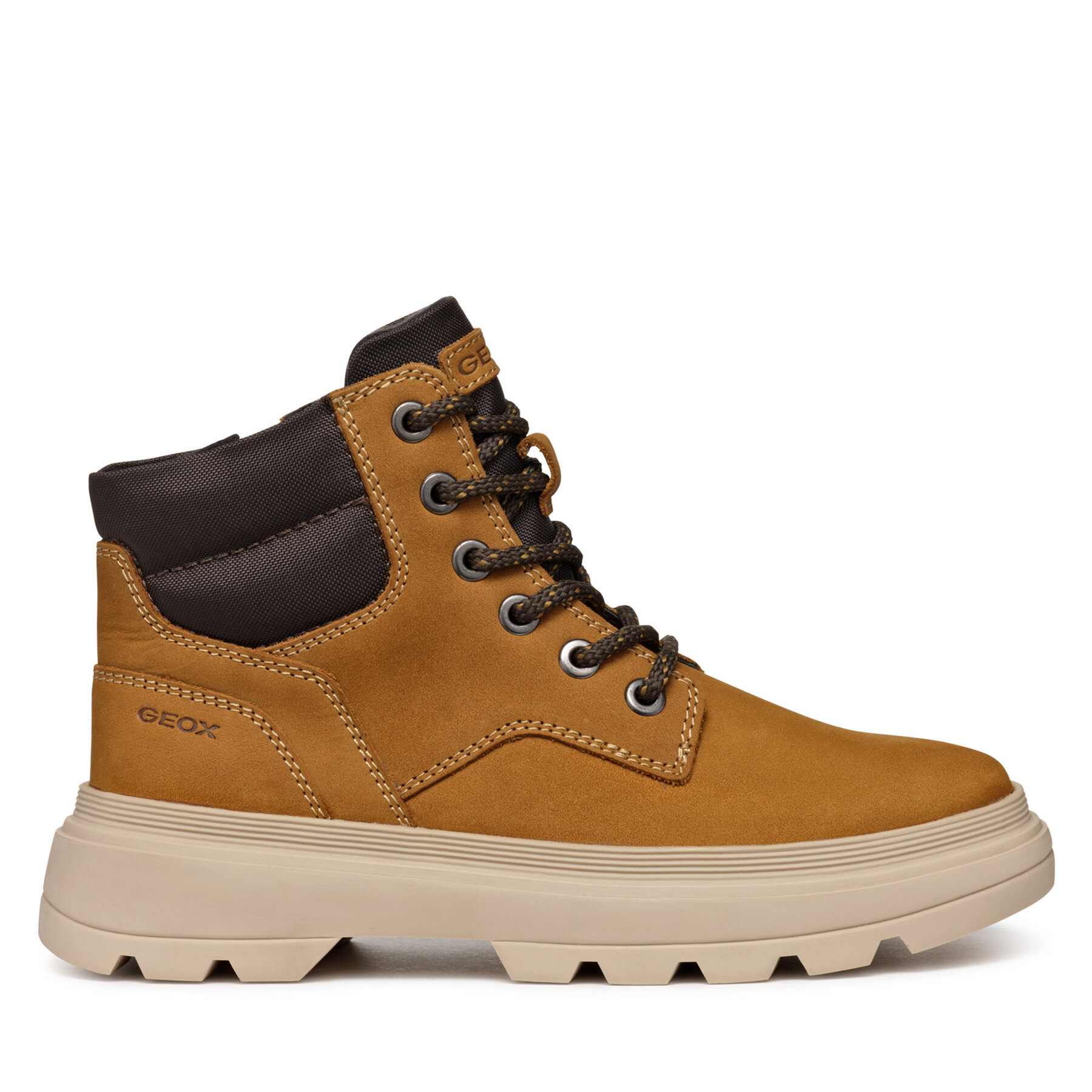 Schnürstiefeletten Geox J Kiddartah Boy J46M9A 032FU C2286 S Braun Schnürstiefeletten Geox J Kiddartah Boy J46M9A 032FU C2286 S Braun von Geox