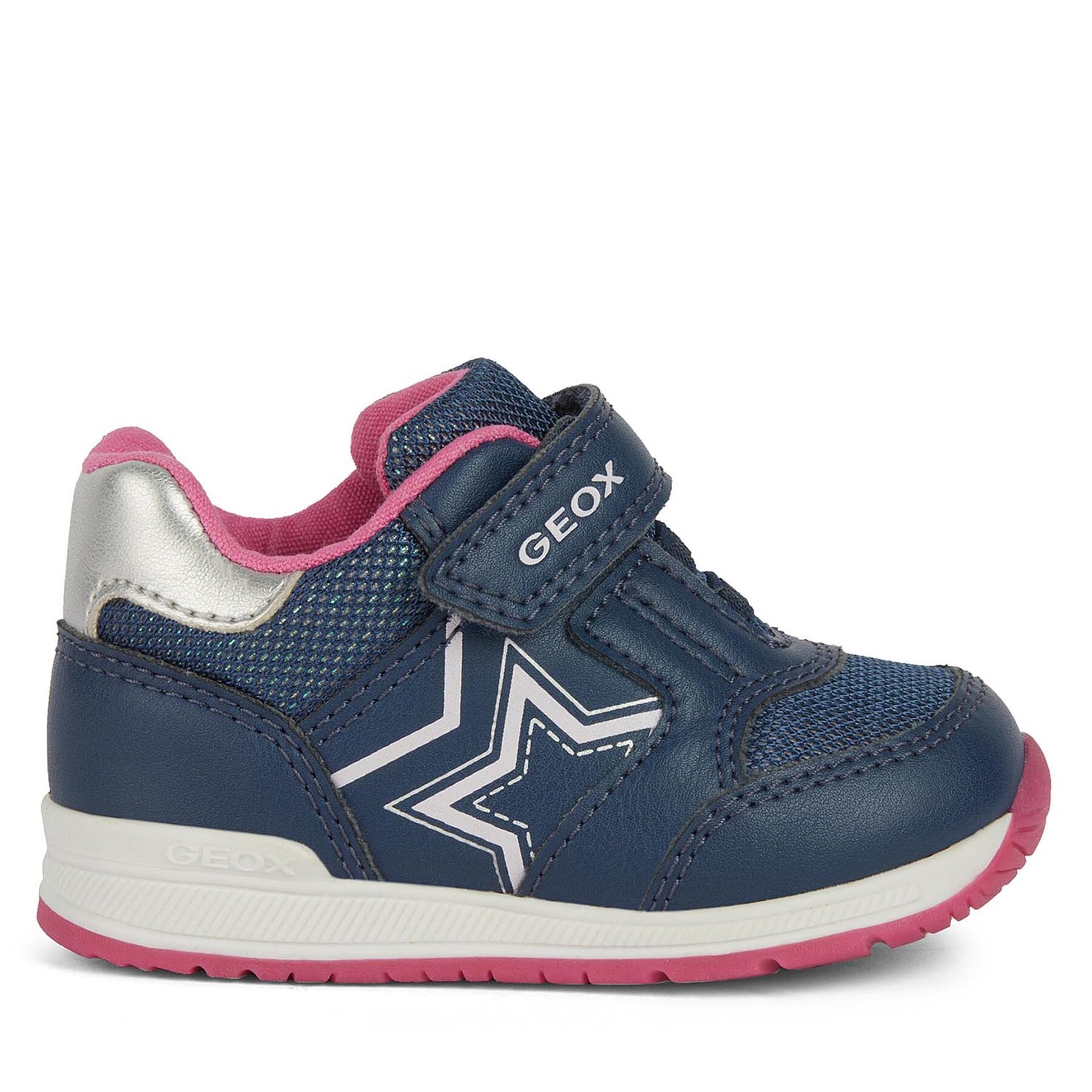 Sneakers Geox B Rishon Girl B450LA 0BCEW CB48N Dunkelblau von Geox