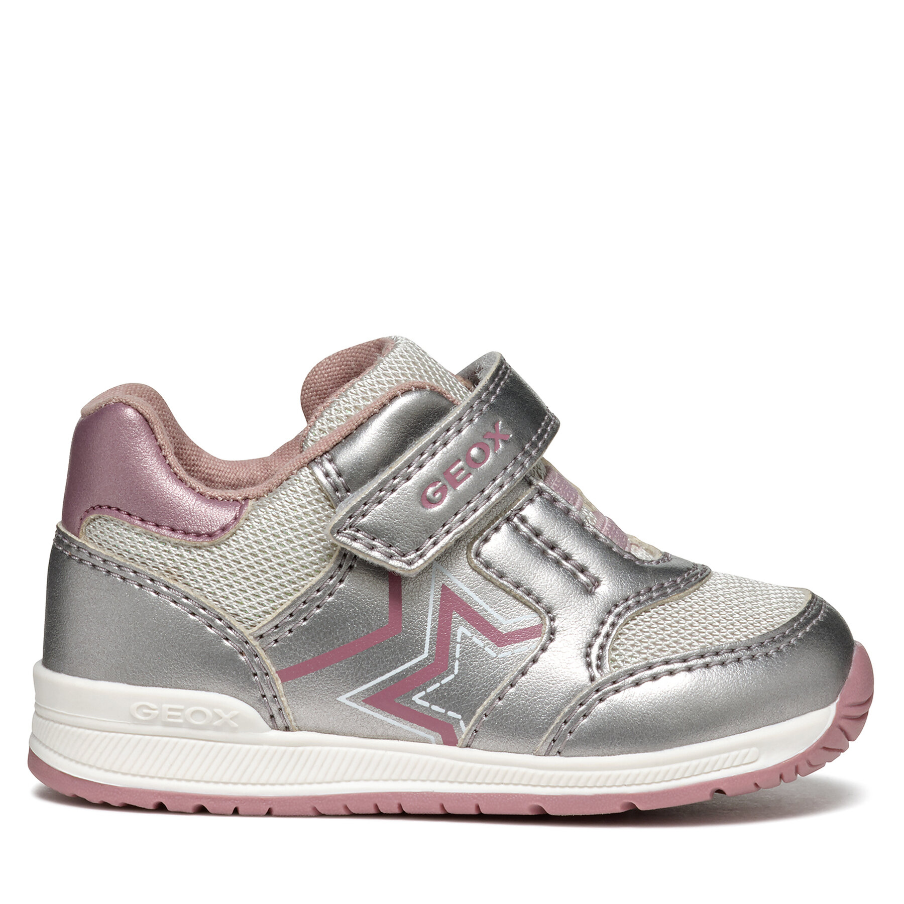 Sneakers Geox B Rishon Girl B450LA 0NFEW C1AK8 Silberfarben Sneakers Geox B Rishon Girl B450LA 0NFEW C1AK8 Silberfarben von Geox