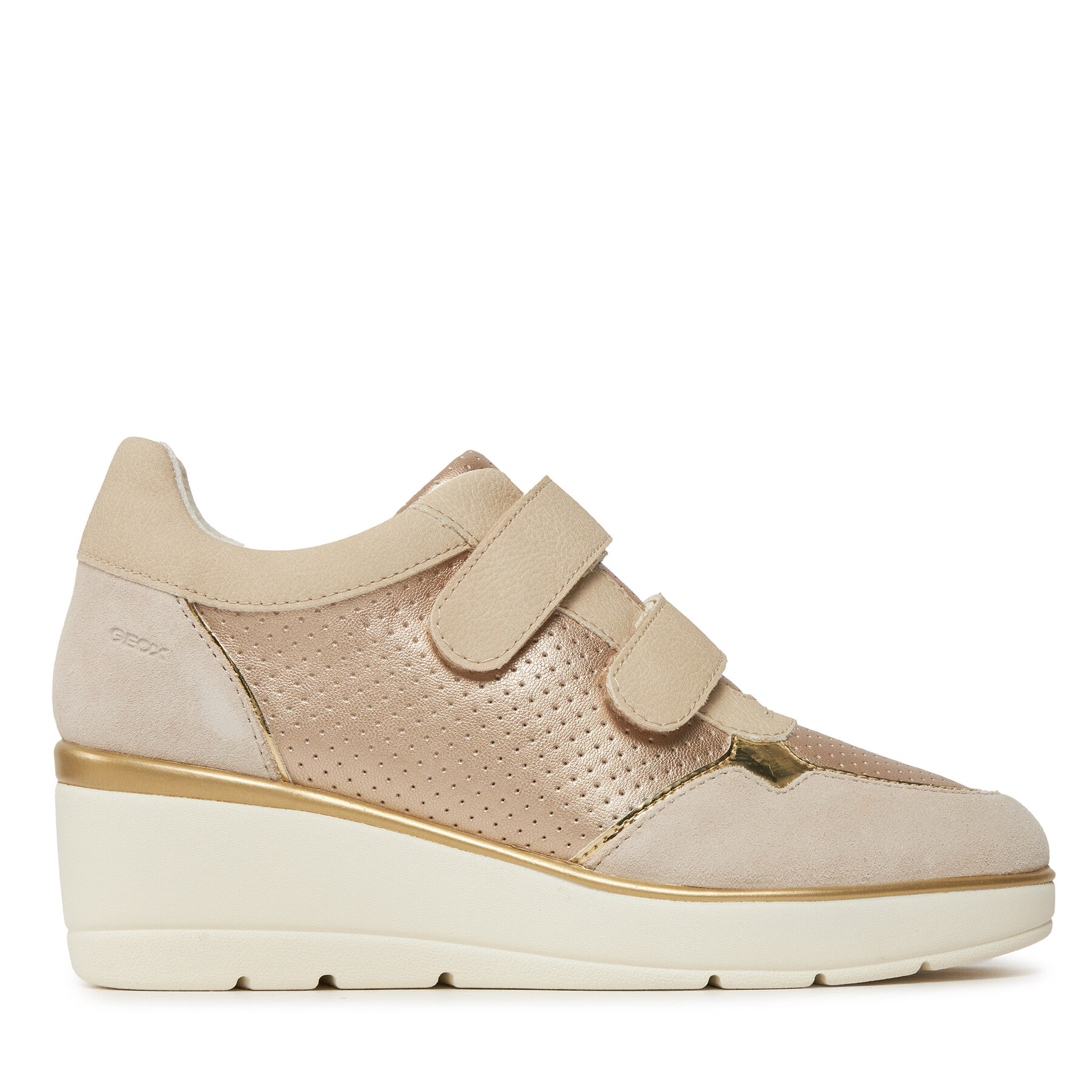 Sneakers Geox D Ilde D25RAB 0NFEK C2235 Beige von Geox