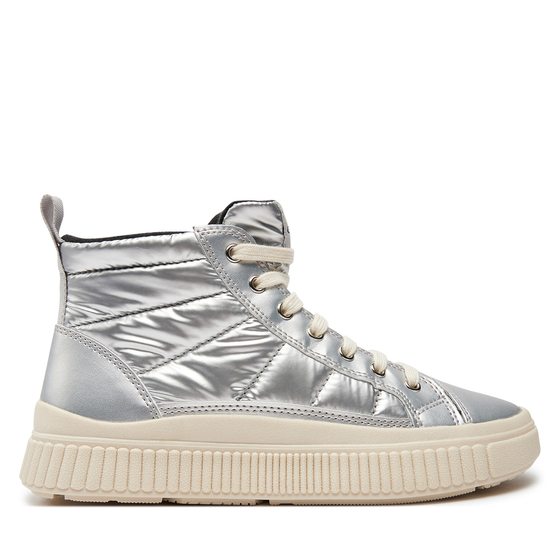 Sneakers Geox J Laquinny Girl J46M3C 0LVNF C1007 S Silberfarben Sneakers Geox J Laquinny Girl J46M3C 0LVNF C1007 S Silberfarben von Geox