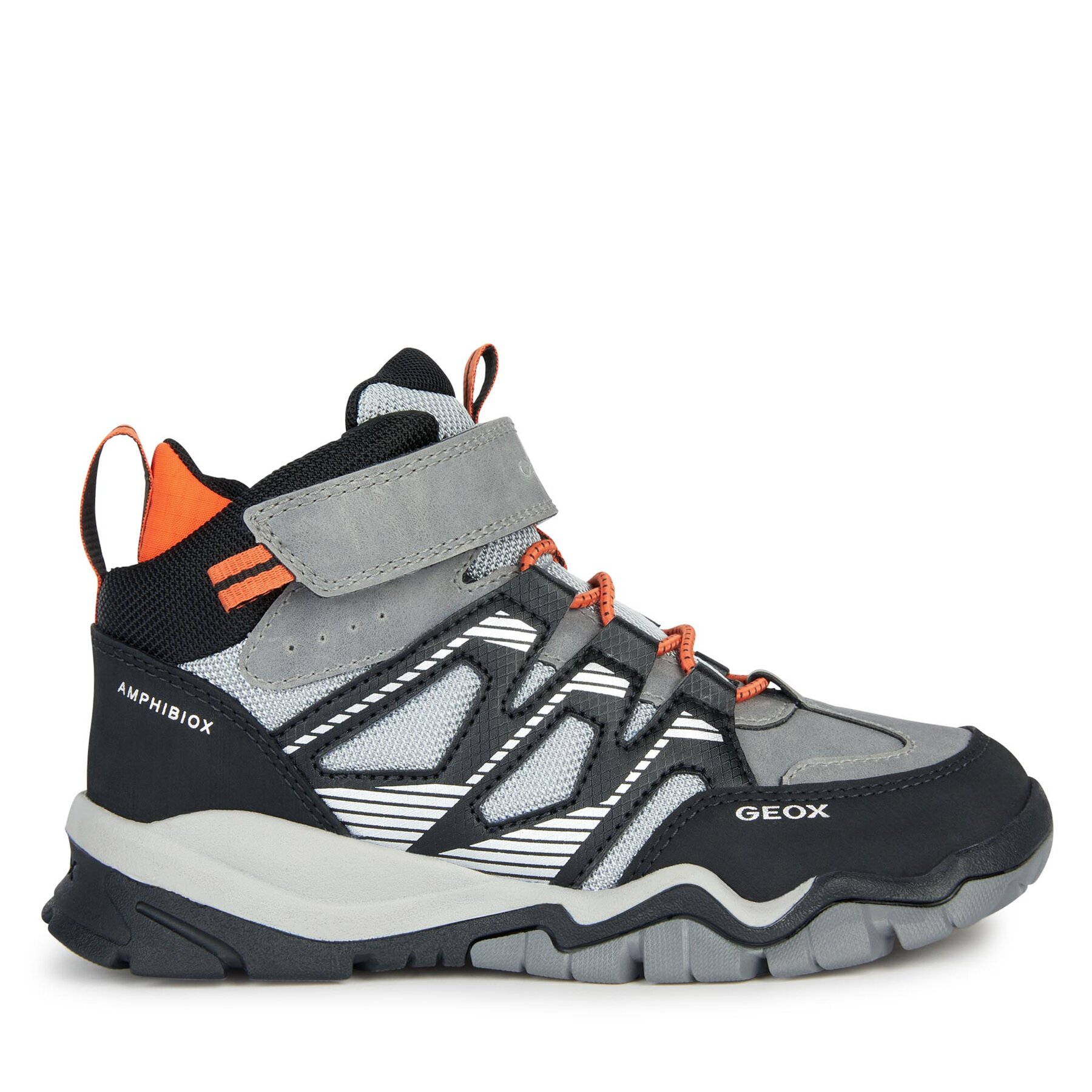 Sneakers Geox J Montrack Boy B Abx J26HBC 0FUME C0036 M Grau von Geox