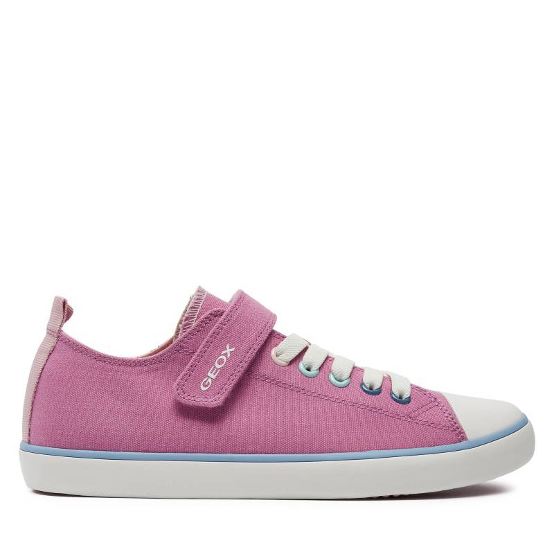 Sneakers aus Stoff Geox J Gisli Girl J454NA-00010 C8006 D Rosa von Geox