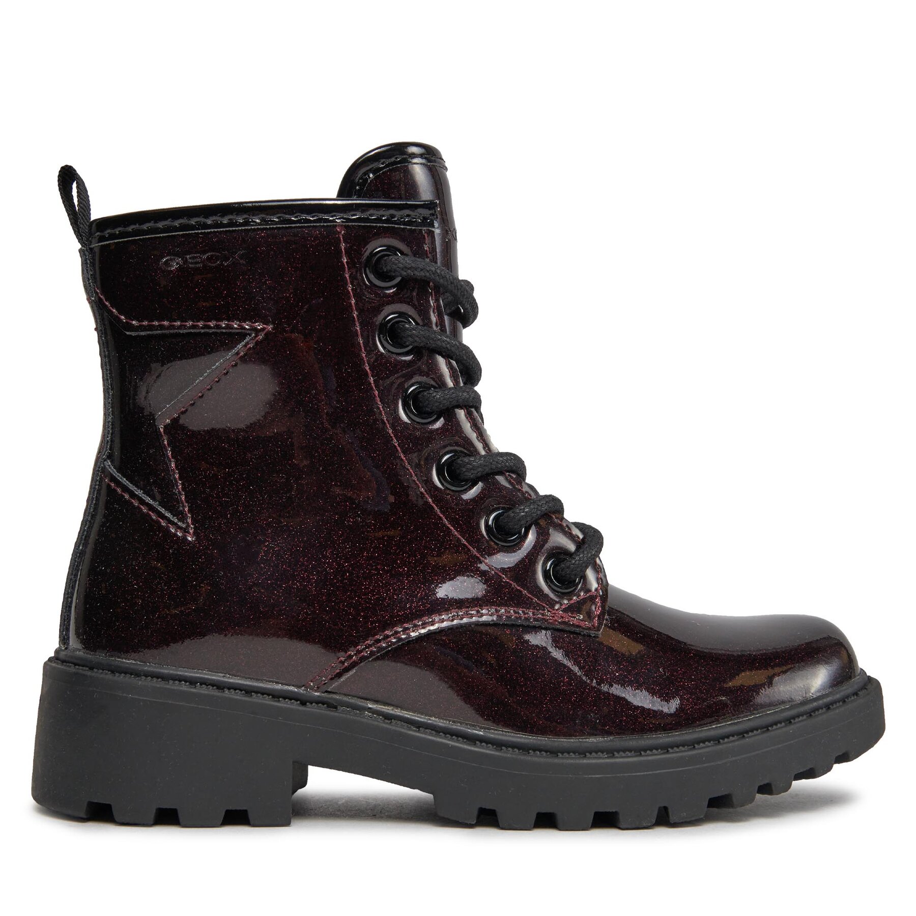Schnürstiefeletten Geox J Casey Girl J9420G 000KC C7J9B S Dunkelrot Schnürstiefeletten Geox J Casey Girl J9420G 000KC C7J9B S Dunkelrot von Geox
