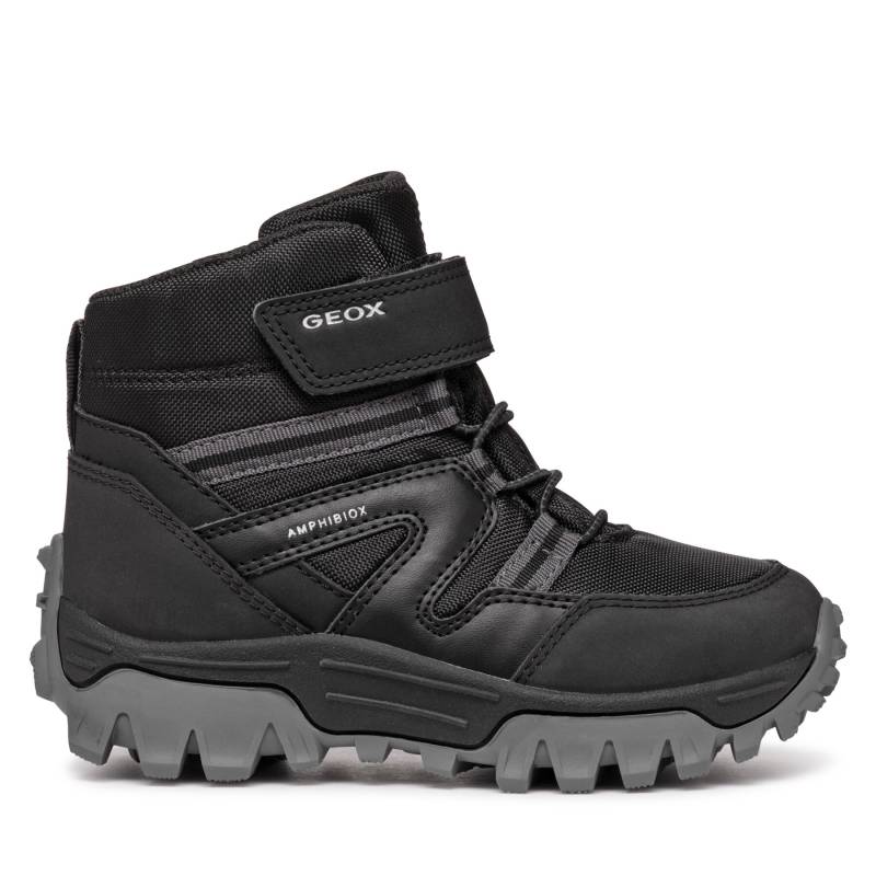 Stiefel Geox J Himalaya Boy B Abx J46FRD 050FU C9999 M Schwarz von Geox