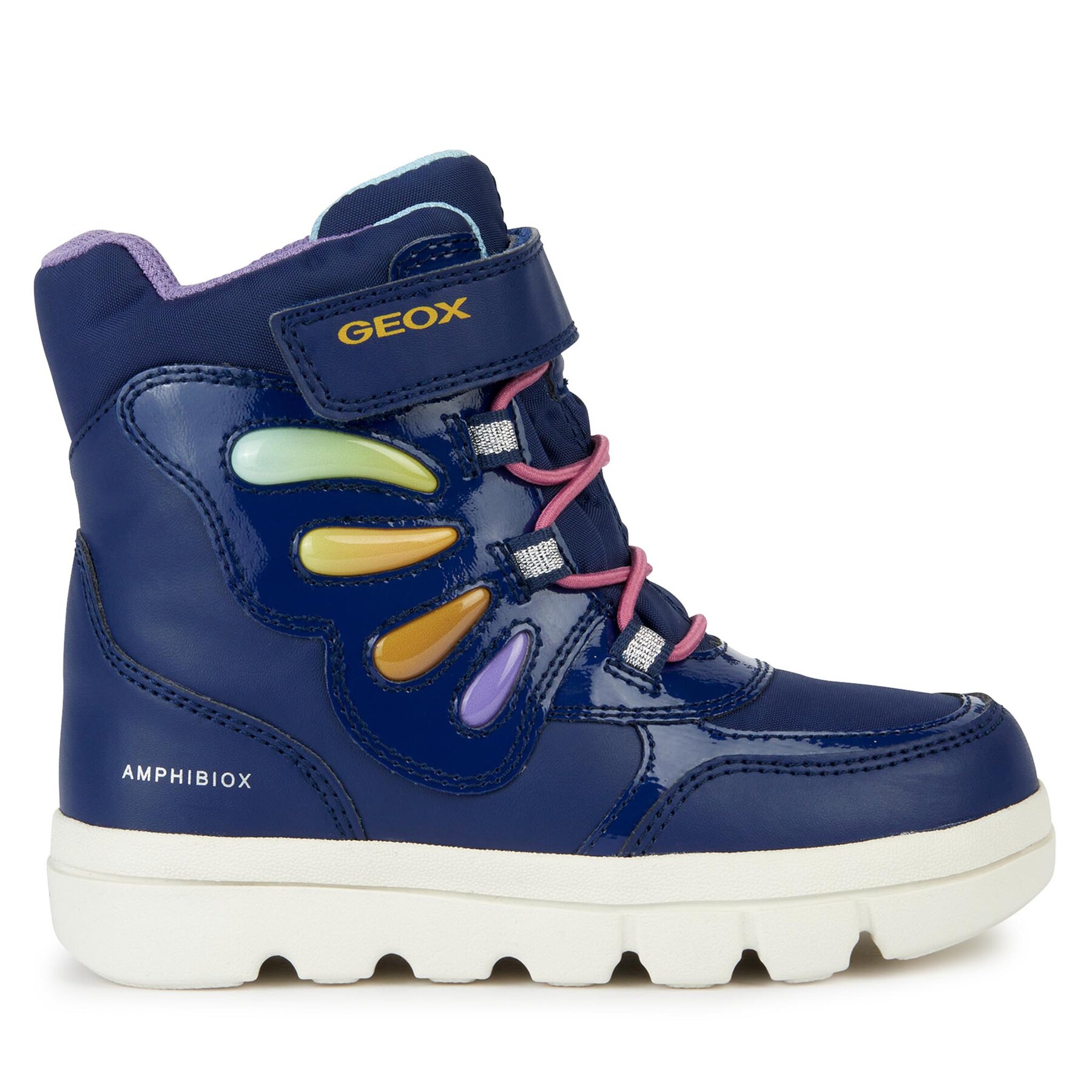 Stiefel Geox J Willaboom Girl B A J36HWA 054FU C4243 S Dunkelblau von Geox