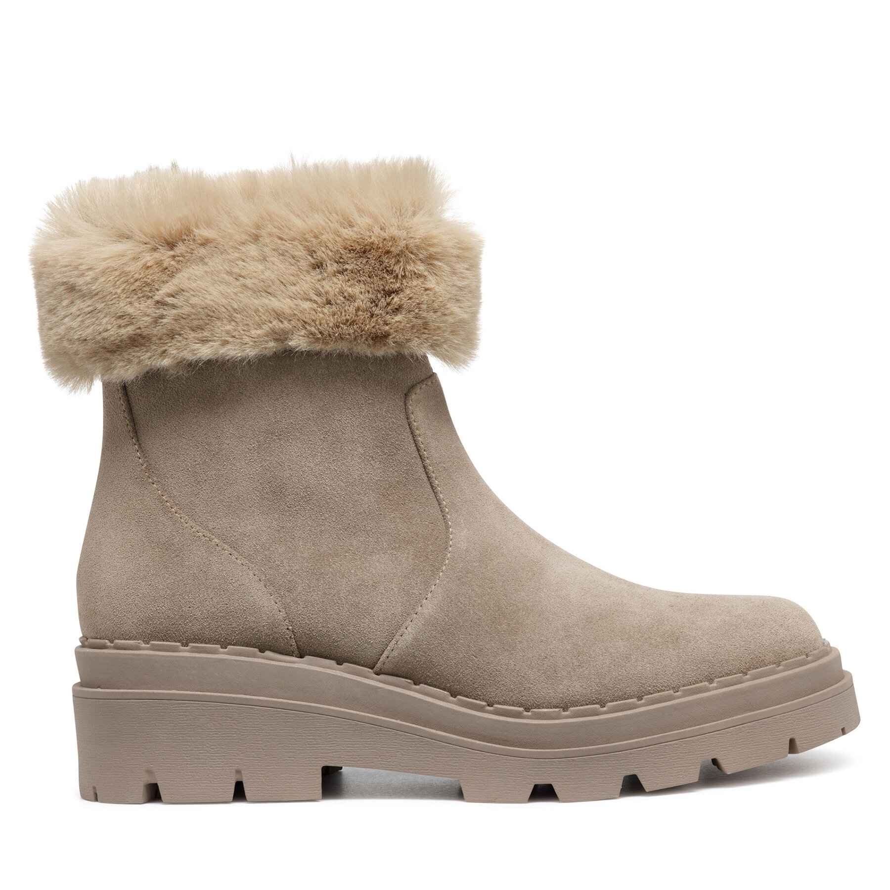 Stiefeletten Geox D Felleny D46XEG 022BH C6369 Beige Stiefeletten Geox D Felleny D46XEG 022BH C6369 Beige von Geox