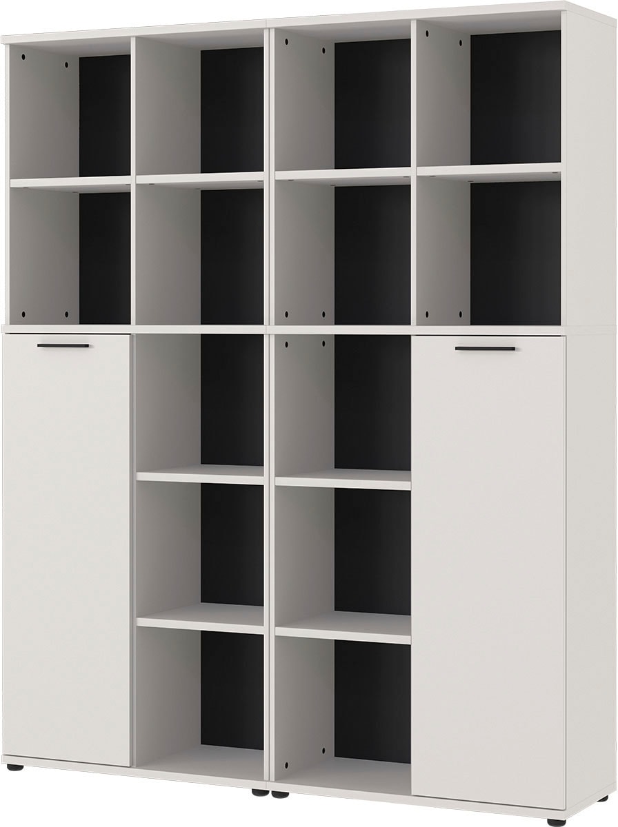 GERMANIA Büromöbel-Set »Fenton«, (2 tlg.), inkl. zwei Aktenschränken mit je einer Tür und sieben offenen Fächern von Germania