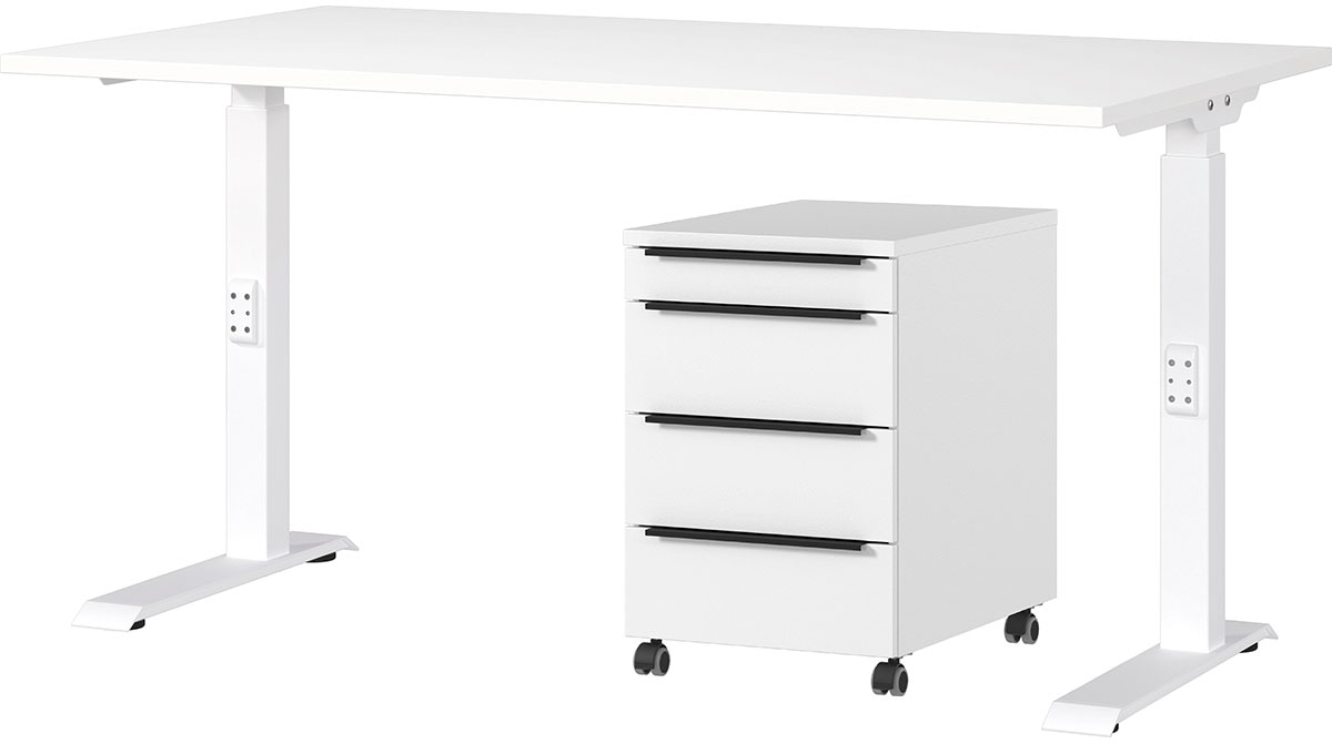 GERMANIA Büromöbel-Set »Mailand«, 2-teiliges Set: Schreibtisch + Rollcontainer GERMANIA Büromöbel-Set »Mailand«, 2-teiliges Set: Schreibtisch + Rollcontainer von Germania