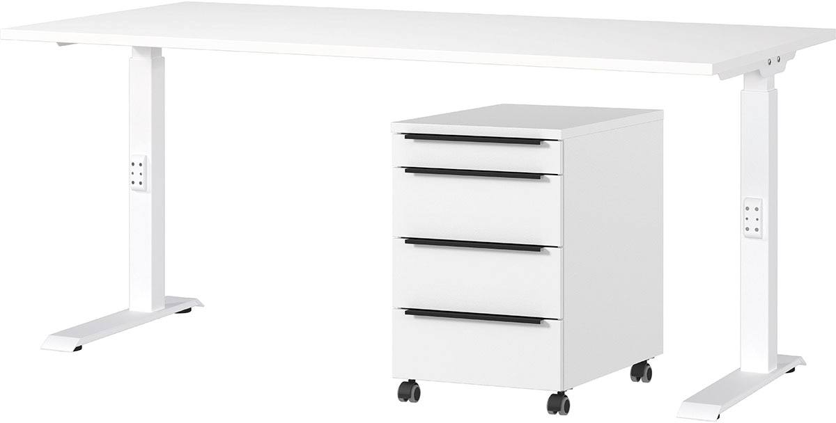 GERMANIA Büromöbel-Set »Mailand«, 2-teiliges Set: Schreibtisch + Rollcontainer GERMANIA Büromöbel-Set »Mailand«, 2-teiliges Set: Schreibtisch + Rollcontainer von Germania