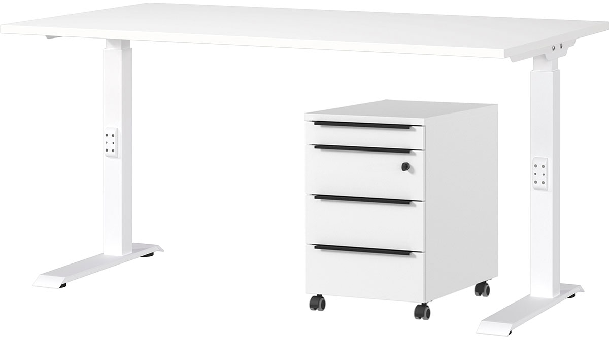 GERMANIA Büromöbel-Set »Mailand«, 2-teiliges Set: Schreibtisch + Rollcontainer GERMANIA Büromöbel-Set »Mailand«, 2-teiliges Set: Schreibtisch + Rollcontainer von Germania