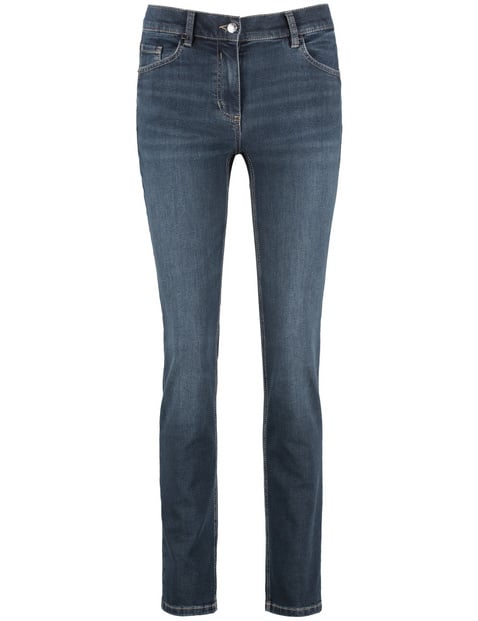 GERRY WEBER Damen 5-Pocket Jeans ALIS꞉SA Blau von Gerry Weber