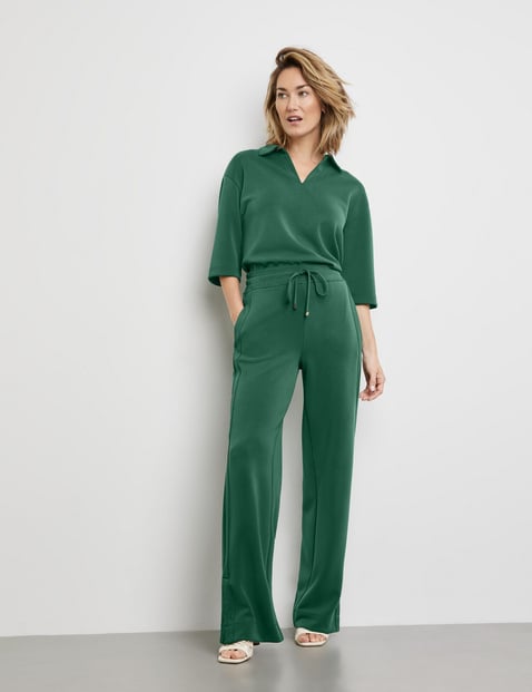 GERRY WEBER Damen Jogpants mit Dehnbund Modal Grün von Gerry Weber