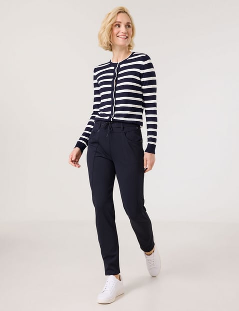 GERRY WEBER Damen Lässige Hose KA꞉JA JOGG PANT Mittlere Leibhöhe Blau von Gerry Weber