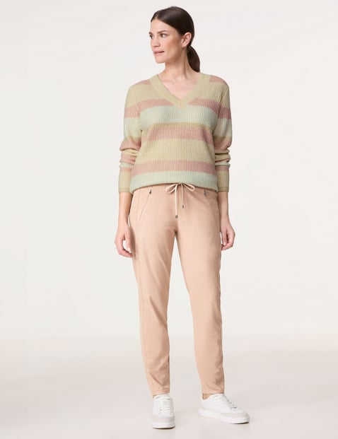 GERRY WEBER Damen Schlupfhose KA꞉JA JOGG PANT Beige von Gerry Weber