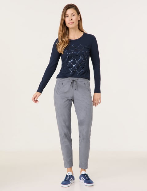 GERRY WEBER Damen Schlupfhose KA꞉JA JOGG PANT Grau von Gerry Weber