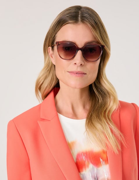 GERRY WEBER Damen Sonnenbrille mit schmalen Bügeln Acetat, Braun von Gerry Weber