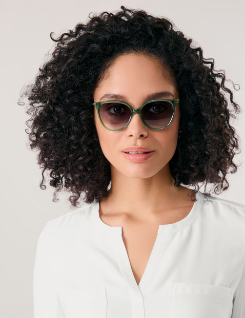 GERRY WEBER Damen Sonnenbrille mit schmalen Bügeln Acetat, Grün von Gerry Weber