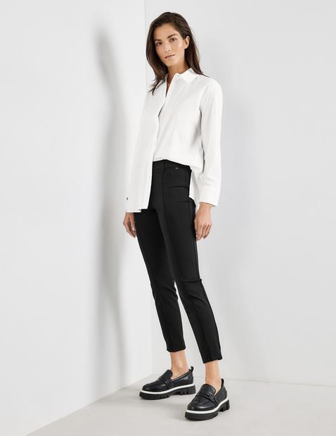 GERRY WEBER Damen Hose aus Technostretch Mittlere Leibhöhe Schwarz GERRY WEBER Damen Hose aus Technostretch Mittlere Leibhöhe Schwarz von Gerry Weber