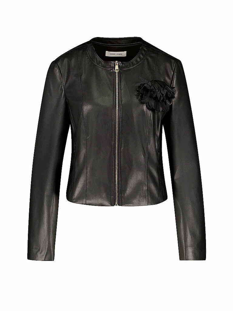 GERRY WEBER Jacke in Lederoptik schwarz | 42 GERRY WEBER Jacke in Lederoptik schwarz | 42 von Gerry Weber