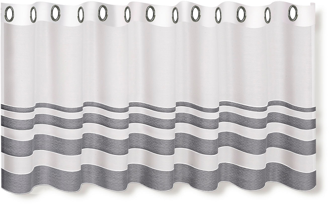 Gerster Scheibengardine »Eskil«, (1 St.), HxB: 50x140, mit modernem Streifen Design Gerster Scheibengardine »Eskil«, (1 St.), HxB: 50x140, mit modernem Streifen Design von Gerster