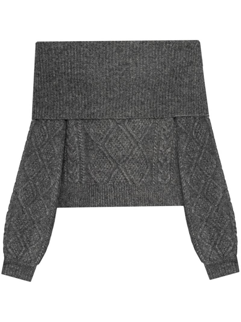 Gestuz Adie sweater - Grey von Gestuz