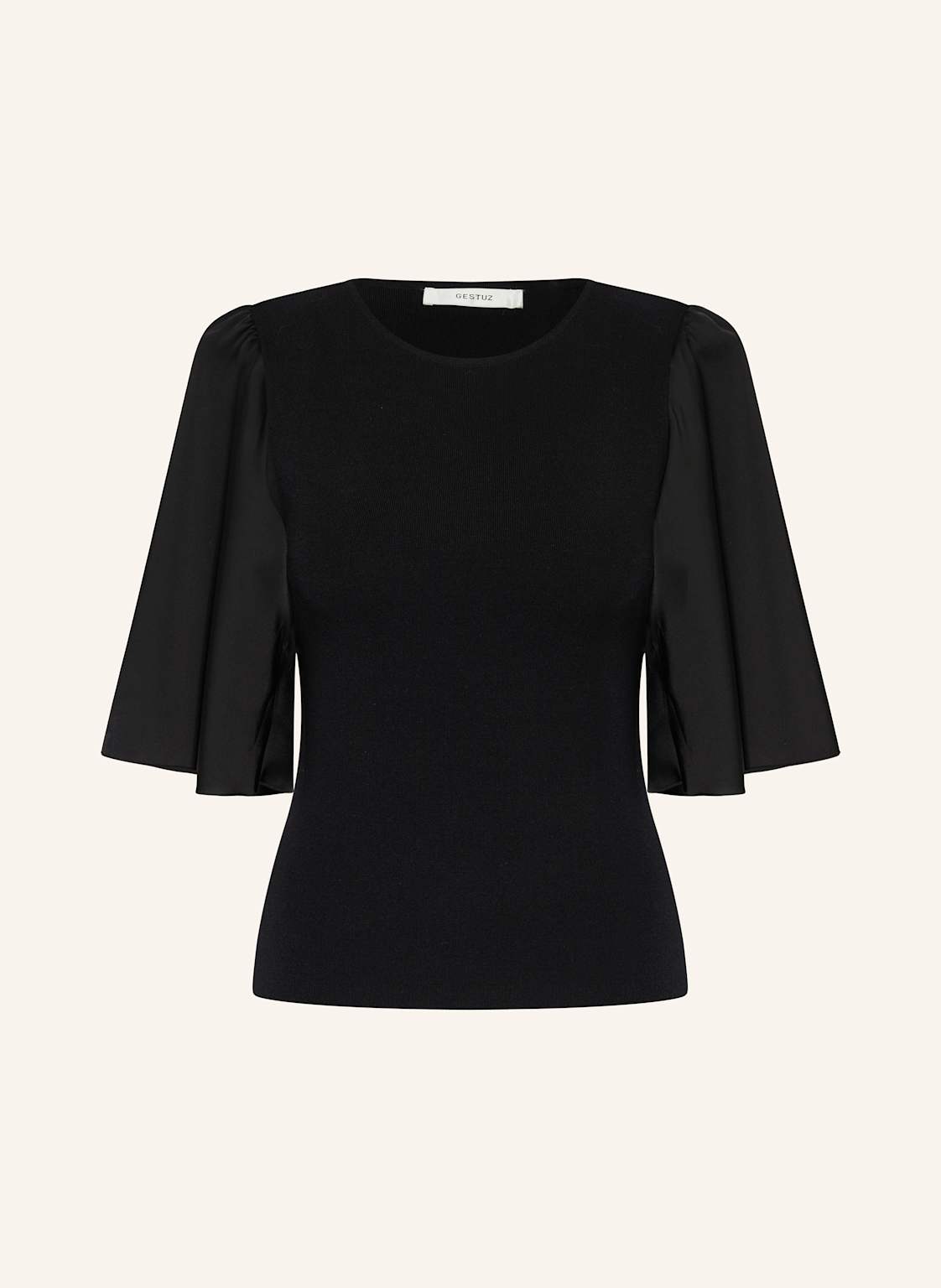 Gestuz Blusenshirt Gzsama Im Materialmix schwarz von Gestuz
