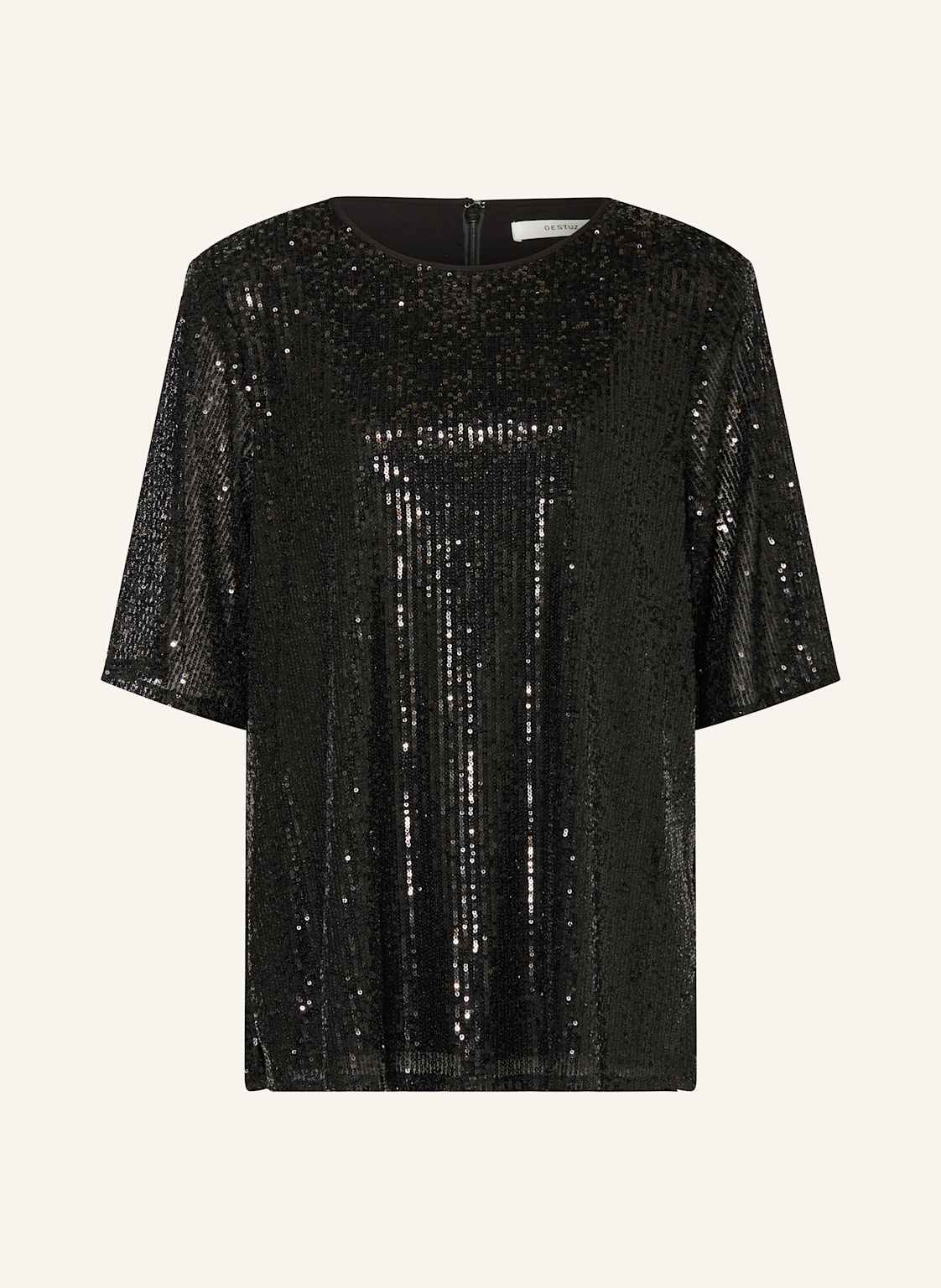 Gestuz Blusenshirt Kammygz Mit Pailletten schwarz Gestuz Blusenshirt Kammygz Mit Pailletten schwarz von Gestuz