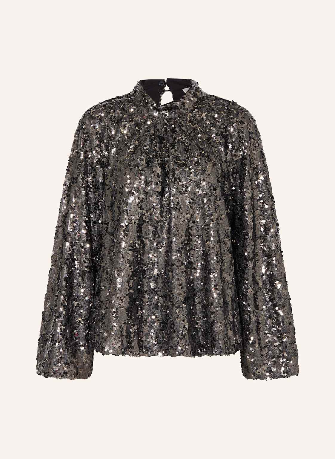 Gestuz Blusenshirt Salinagz Mit Pailletten grau Gestuz Blusenshirt Salinagz Mit Pailletten grau von Gestuz